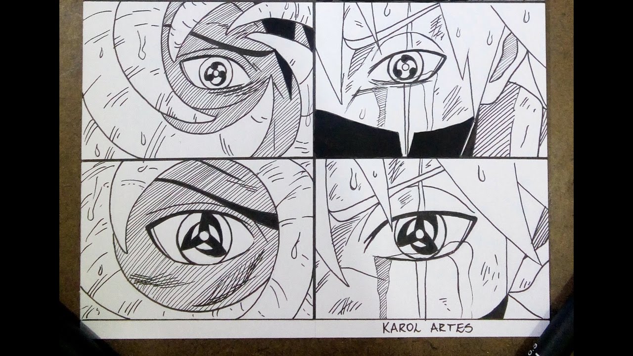 Featured image of post Kakashi And Obito Mangekyou Sharingan Drawing