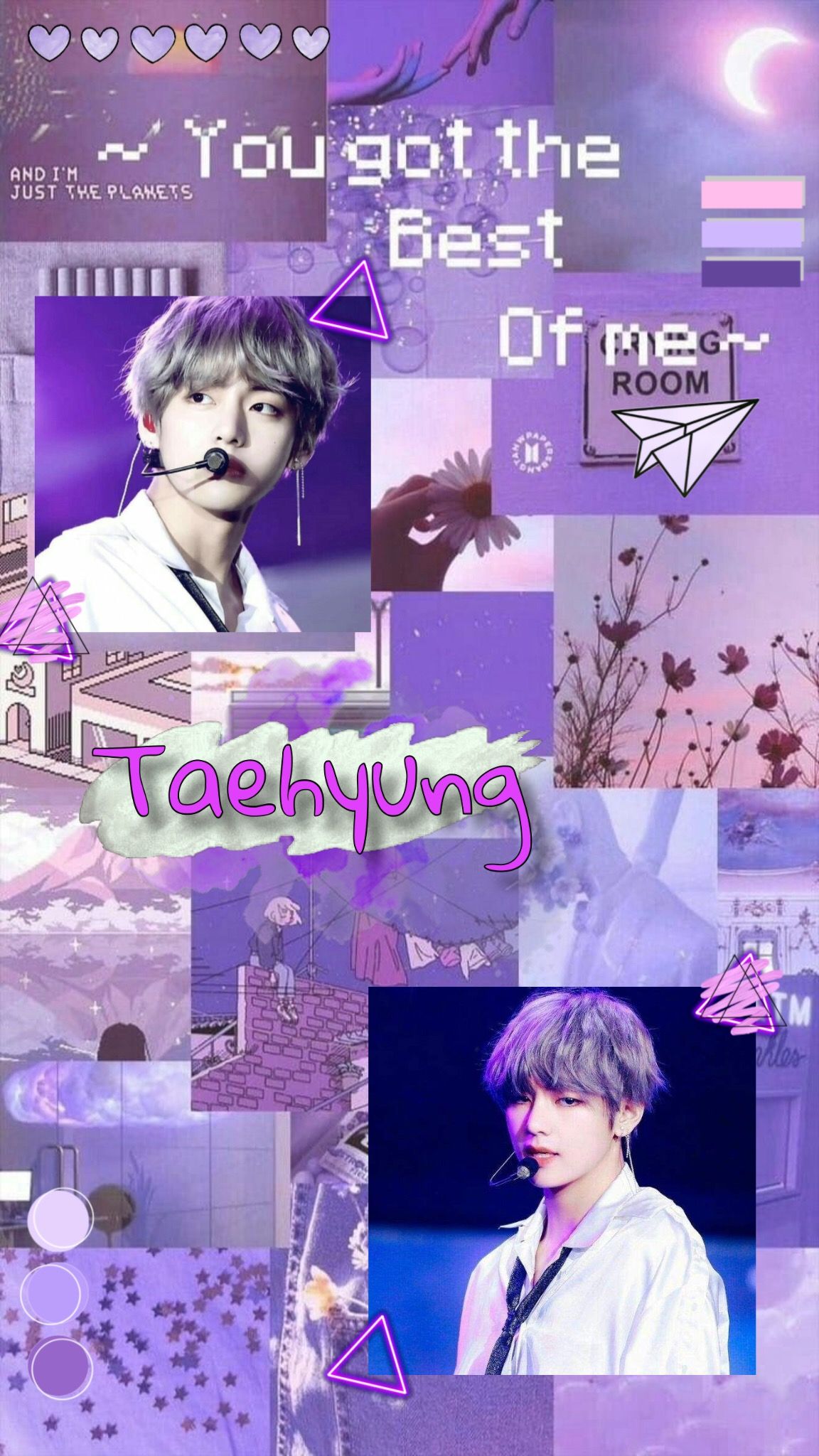 Featured image of post Kim Taehyung Aesthetic Wallpaper Purple